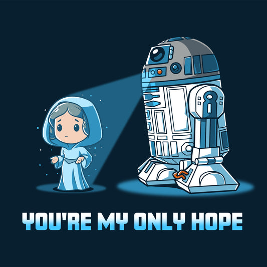 Star Wars Princess Leia T-shirt - You're My Only Hope!