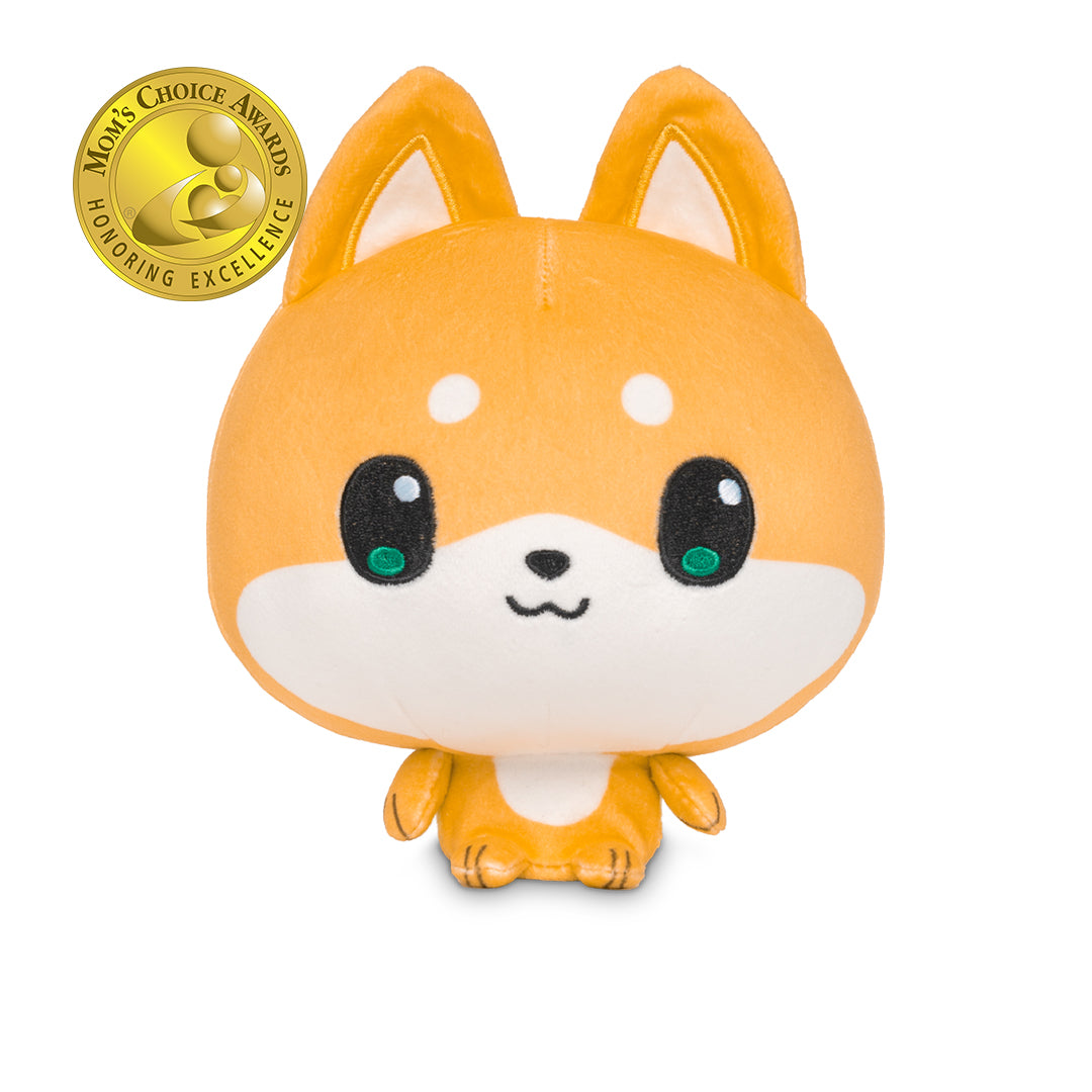 Cloudheads: 5" Shiba Inu (Miso) with Mom's Choice Awards badge