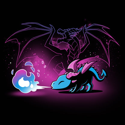 A Spirit of the Dragon TeeTurtle is flying in the air on a T-shirt.
