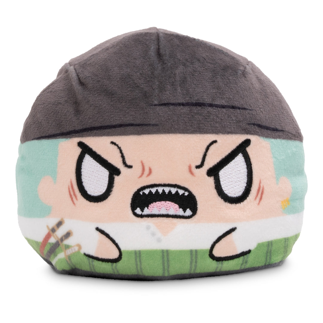 One Piece Zoro 4" Reversible Plushie