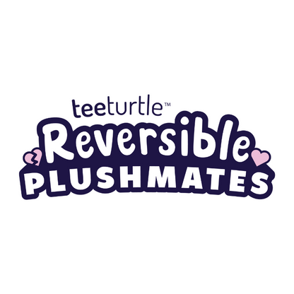 TeeTurtle's reversible TeeTurtle Reversible Fox Plushmate features an adorable and versatile reversible fox design. Perfect for fans of plushmates and TeeTurtle!