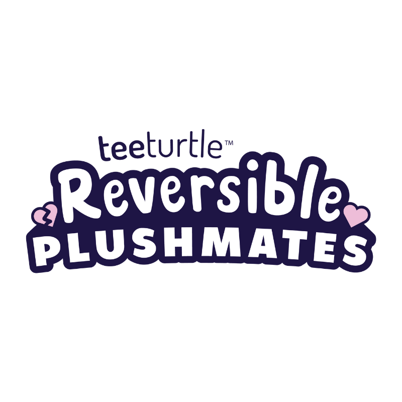 The TeeTurtle Reversible Bear Plushmate (Hearts) logo showcases the adorable Reversible Bear.
