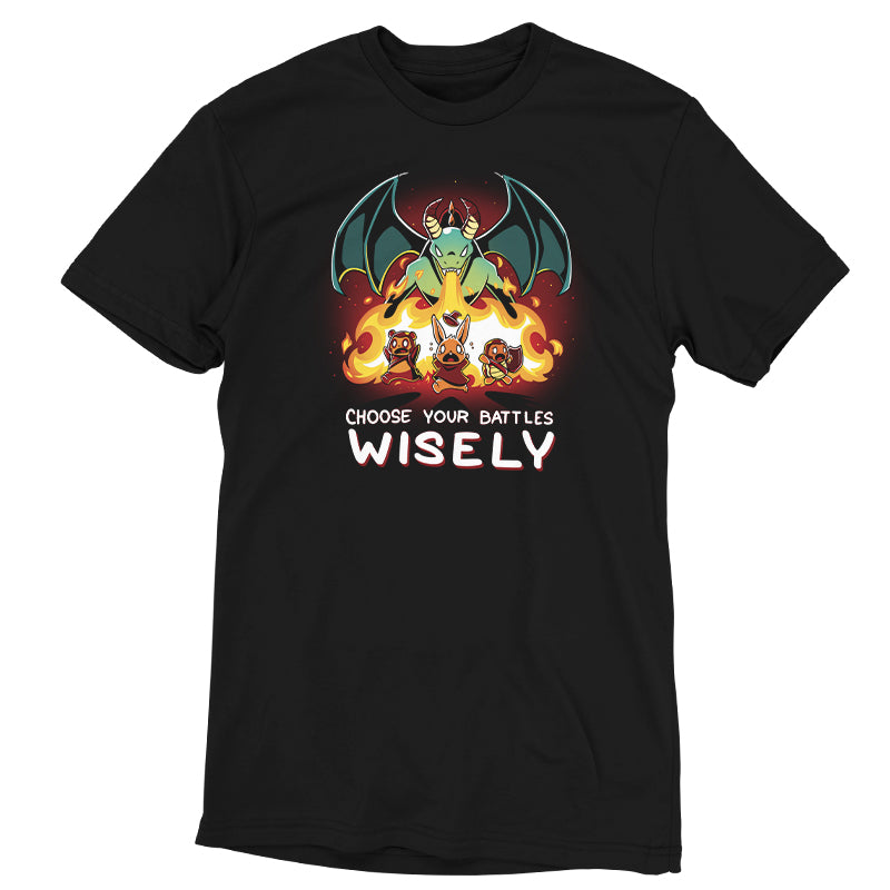 A TeeTurtle "Choose Your Battles Wisely" t-shirt.
