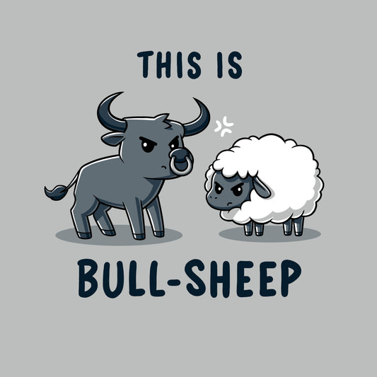 Cartoon image with a bull and a sheep standing next to each other, both frowning. Text above reads 