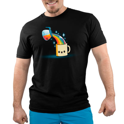 A man wearing a TeeTurtle t-shirt with TeeTurtle's Coffee is Magic on it.