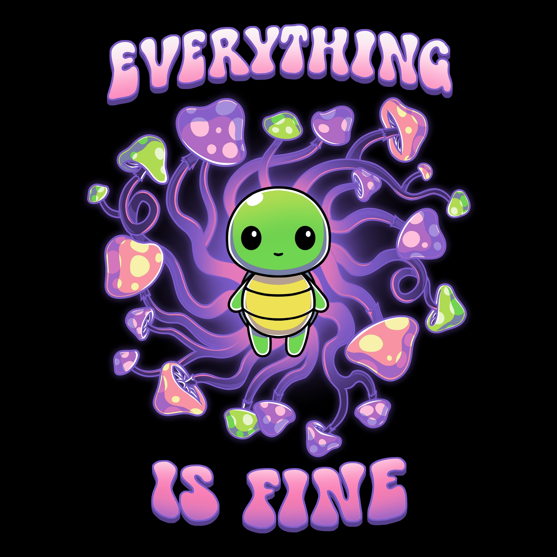 TeeTurtle t-shirt brand is fine Everything Is Fine.