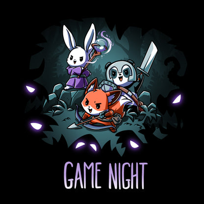 TeeTurtle Ready for Game Night t-shirt in Dark Forest.