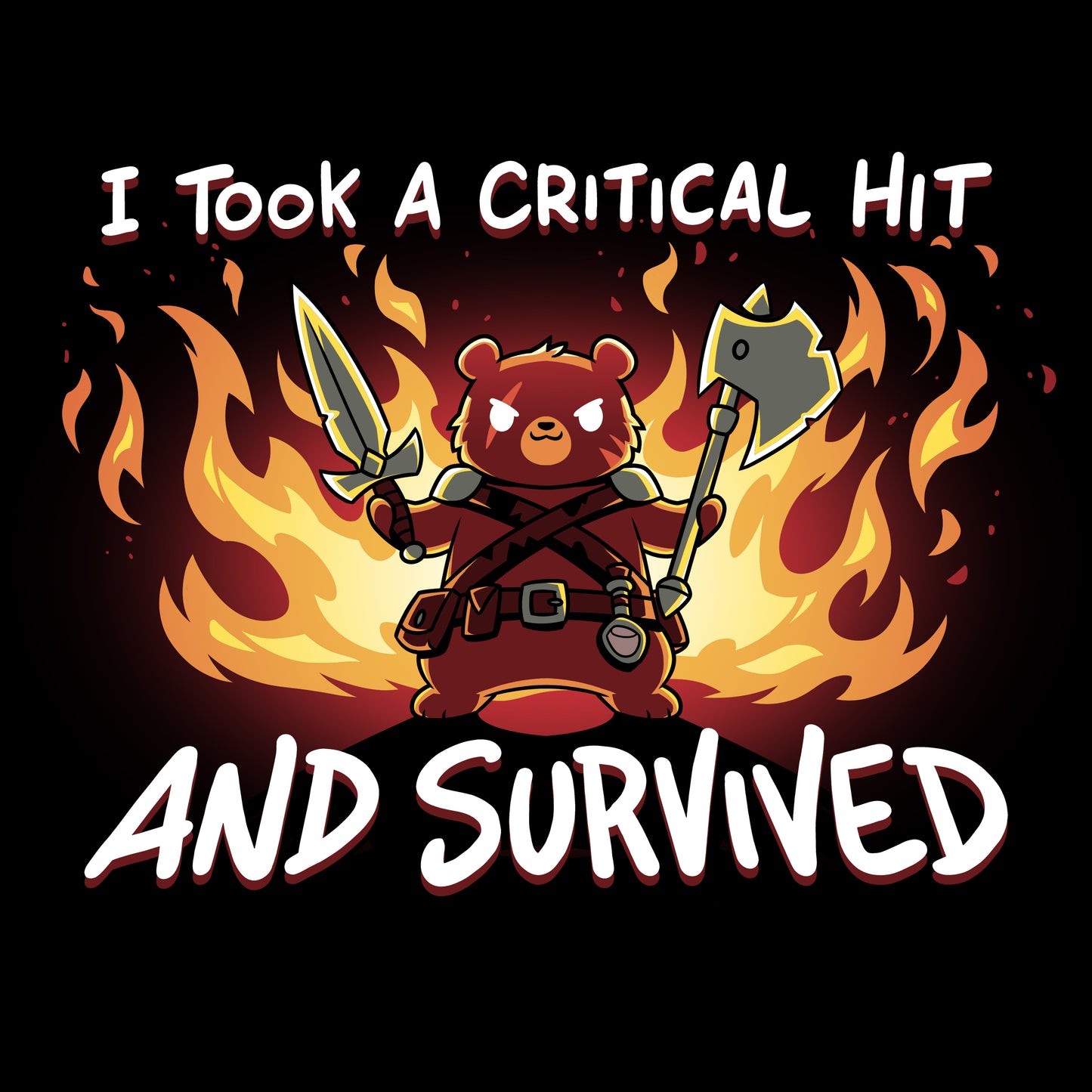 I survived a critical hit with the product "I Took A Critical Hit and Survived" from the brand TeeTurtle.
