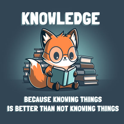 Knowledge is like a TeeTurtle Knowing Things T-shirt.