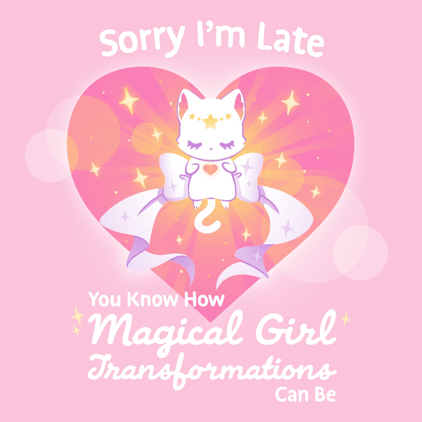 Sorry I'm late, your TeeTurtle Magical Girl Transformations can be quite mesmerizing.