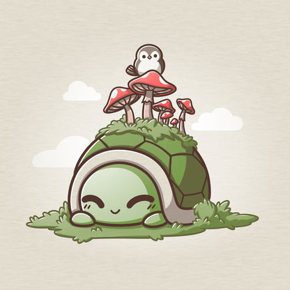 A comfortable Mossy Toadstool Turtle T-shirt by TeeTurtle.