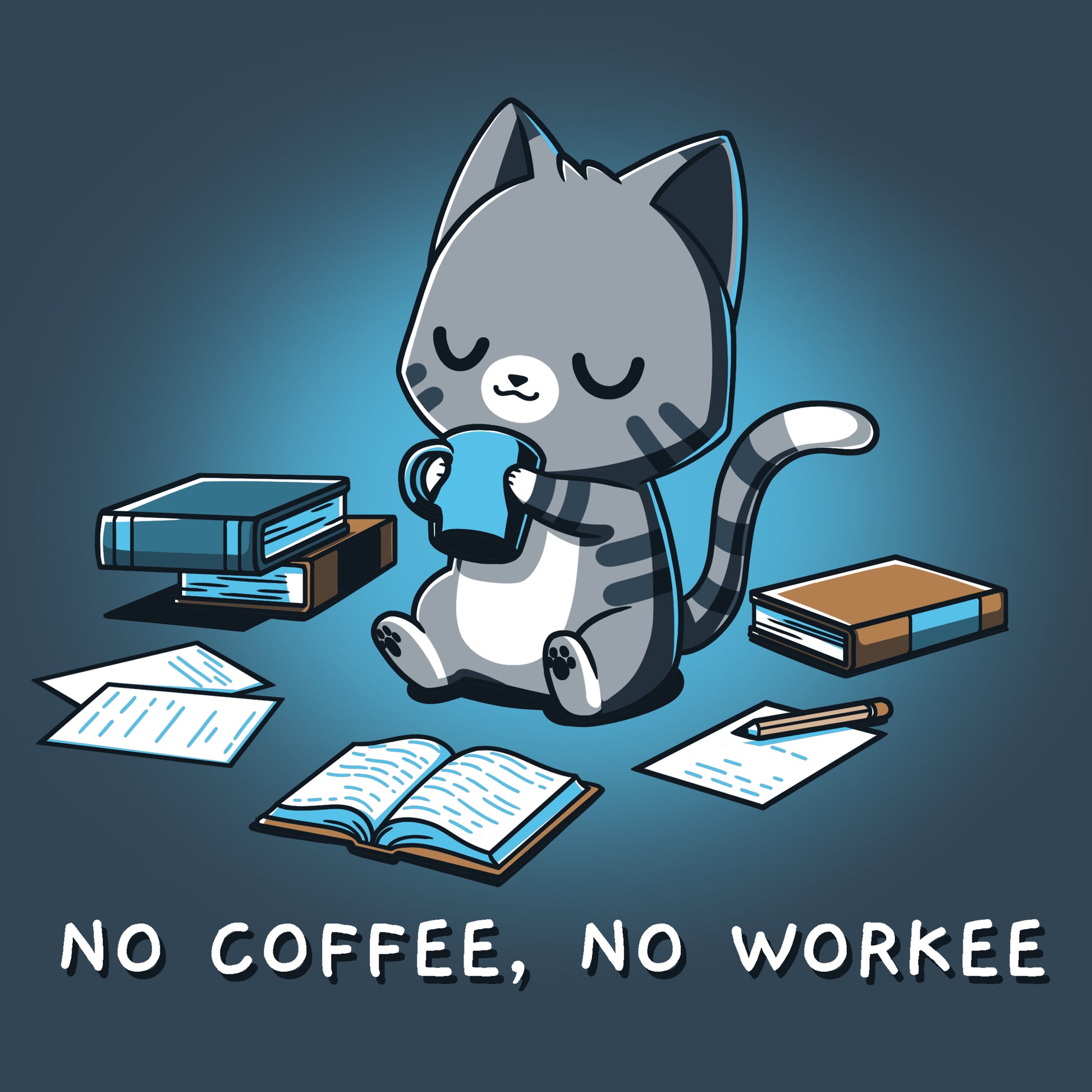No Coffee, No Workee TeeTurtle T-shirt.