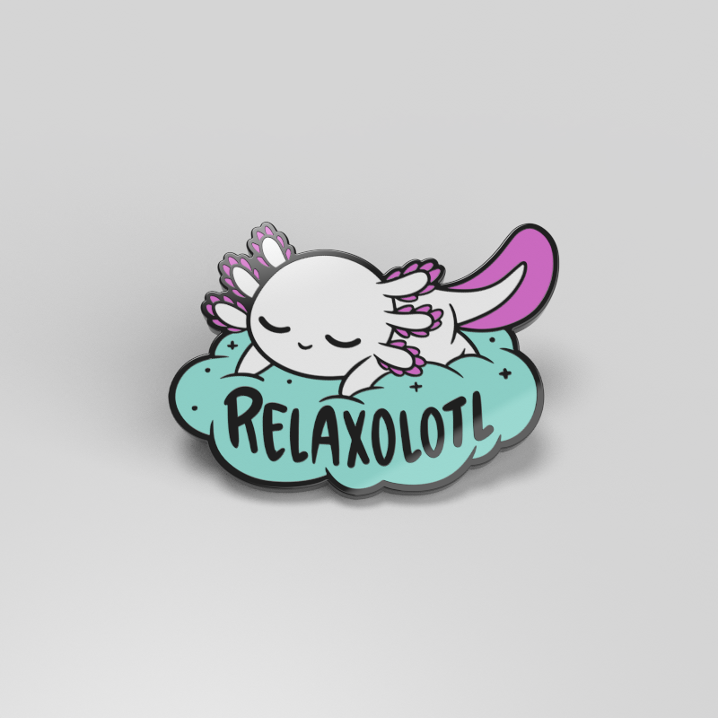 Relaxolotl Pin