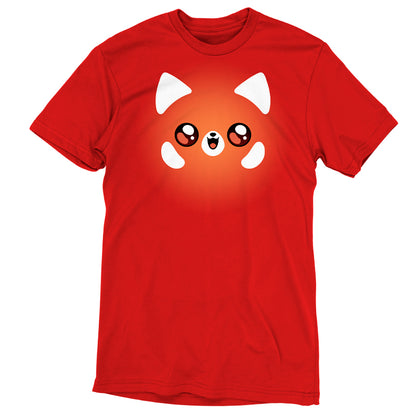 An adorable Red Panda T-Shirt by TeeTurtle with a fox face on it.
