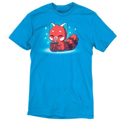 A Boba Red Panda t-shirt with a cute red fox on it.