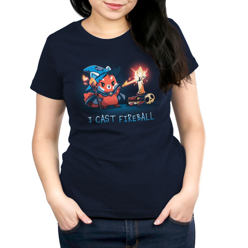 A women's t-shirt with the phrase "i can't fall
Product Name: I Cast Fireball
Brand Name: TeeTurtle