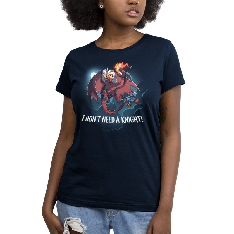 I don't need a TeeTurtle "I Don't Need a Knight!" women's t-shirt.