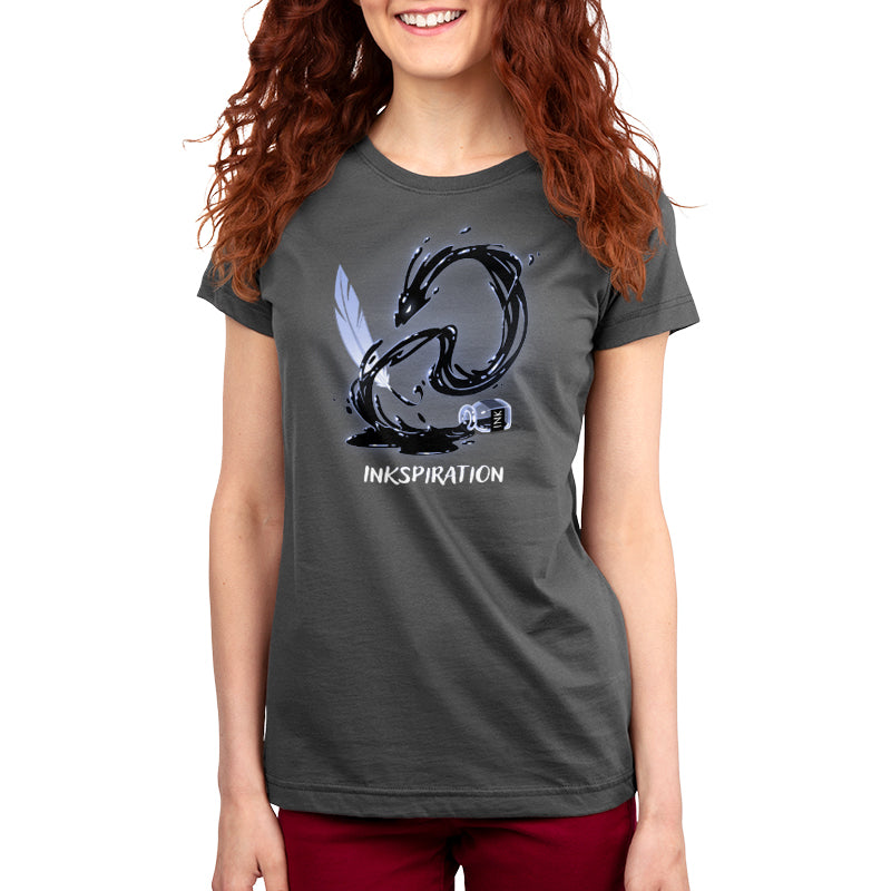 An Inkspiration dragon-adorned women's t-shirt by TeeTurtle.
