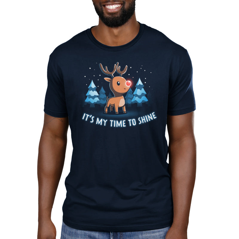 It's my TeeTurtle time to shine reindeer t-shirt.