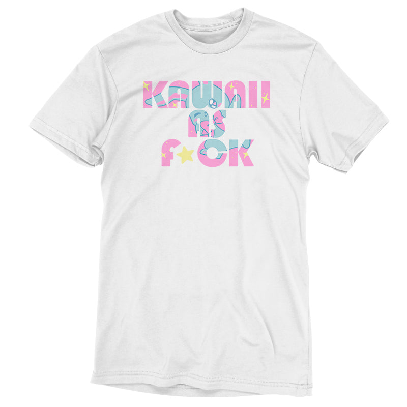 A Kawaii As F*ck white t-shirt from TeeTurtle.