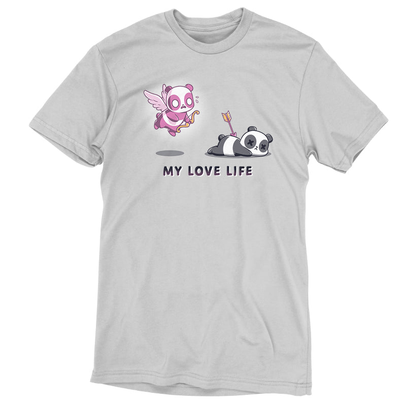 TeeTurtle My Love Life panda t-shirt, perfect for romantic woes.