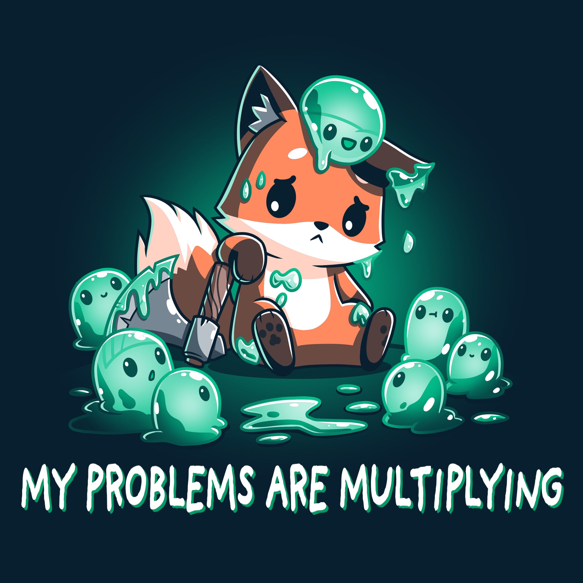 Description: The TeeTurtle Navy t-shirt is causing my problems to multiply.