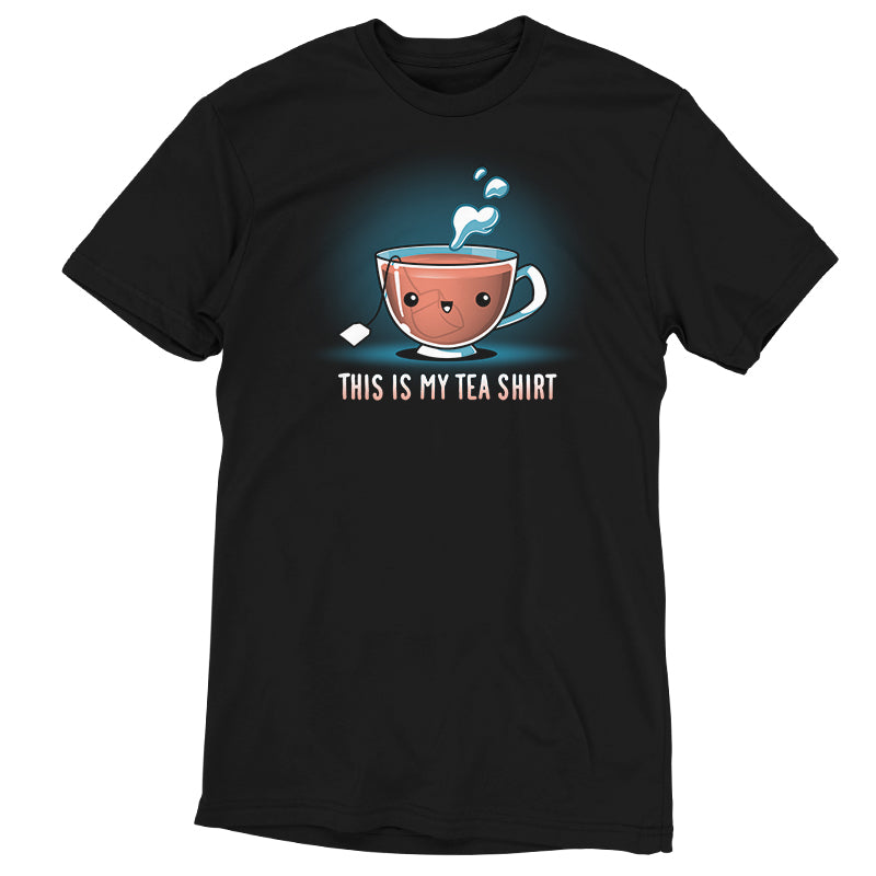 A My Tea Shirt from TeeTurtle with the phrase "My Tea Shirt.