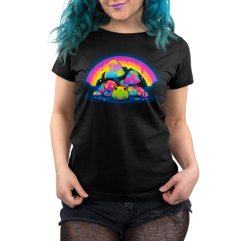 A Rainbow Drip t-shirt for women by TeeTurtle.