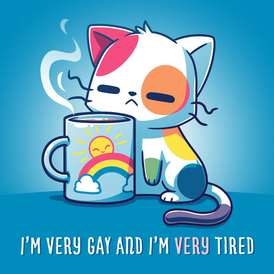 I'm very tired but proud of my TeeTurtle I’m Very Gay and Very Tired T-shirt.