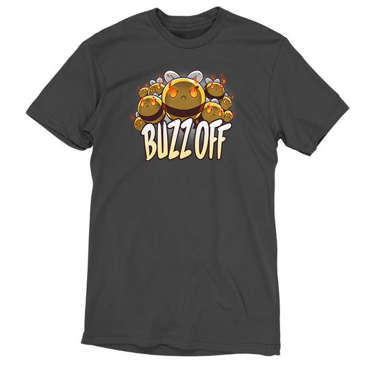 Buzz off tee for Swarm of Fury social creatures and TeeTurtle friends.