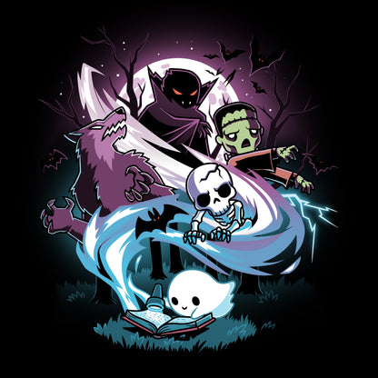 A Tales Of Horror t-shirt from TeeTurtle, perfect for spooky stories and horror lovers.