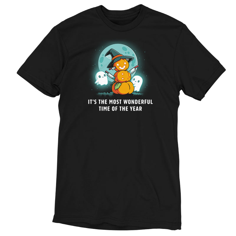 It's a TeeTurtle "The Most Wonderful Time of the Year" black t-shirt.