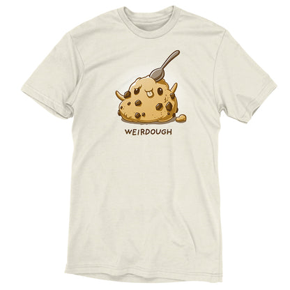 TeeTurtle Weirdough Comfort T-Shirt featuring an image of a cookie with a spoon.