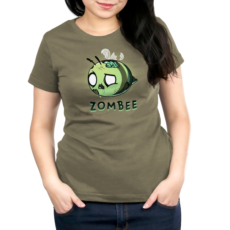 A TeeTurtle Zombee T-shirt with the word zombie on it.
