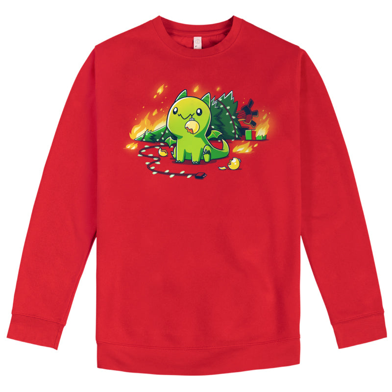 A Christmas Dragon sweatshirt by TeeTurtle.