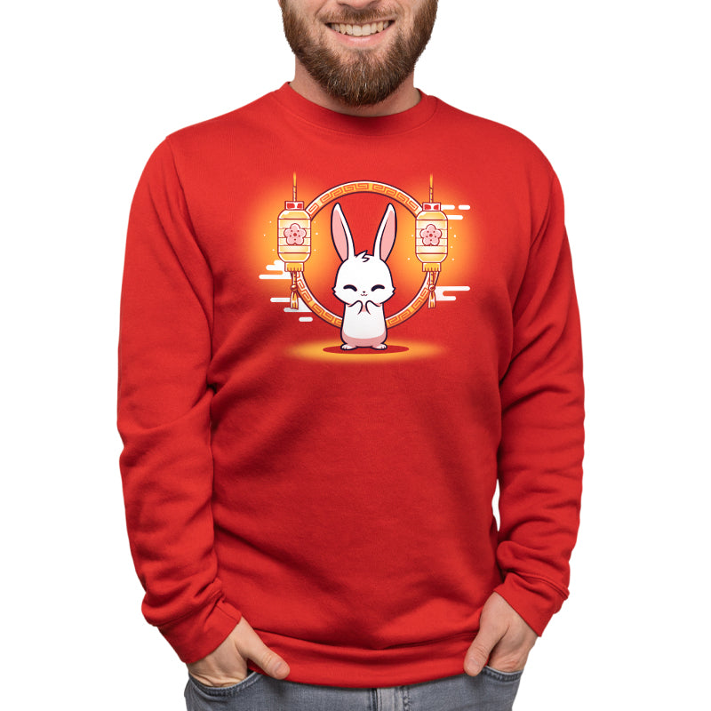 Teeturtle's Lunar New Year Rabbit Men's Sweatshirt.