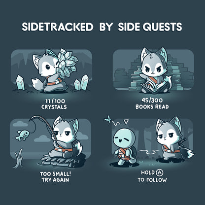 Sidetracked by Side Quests by TeeTurtle.