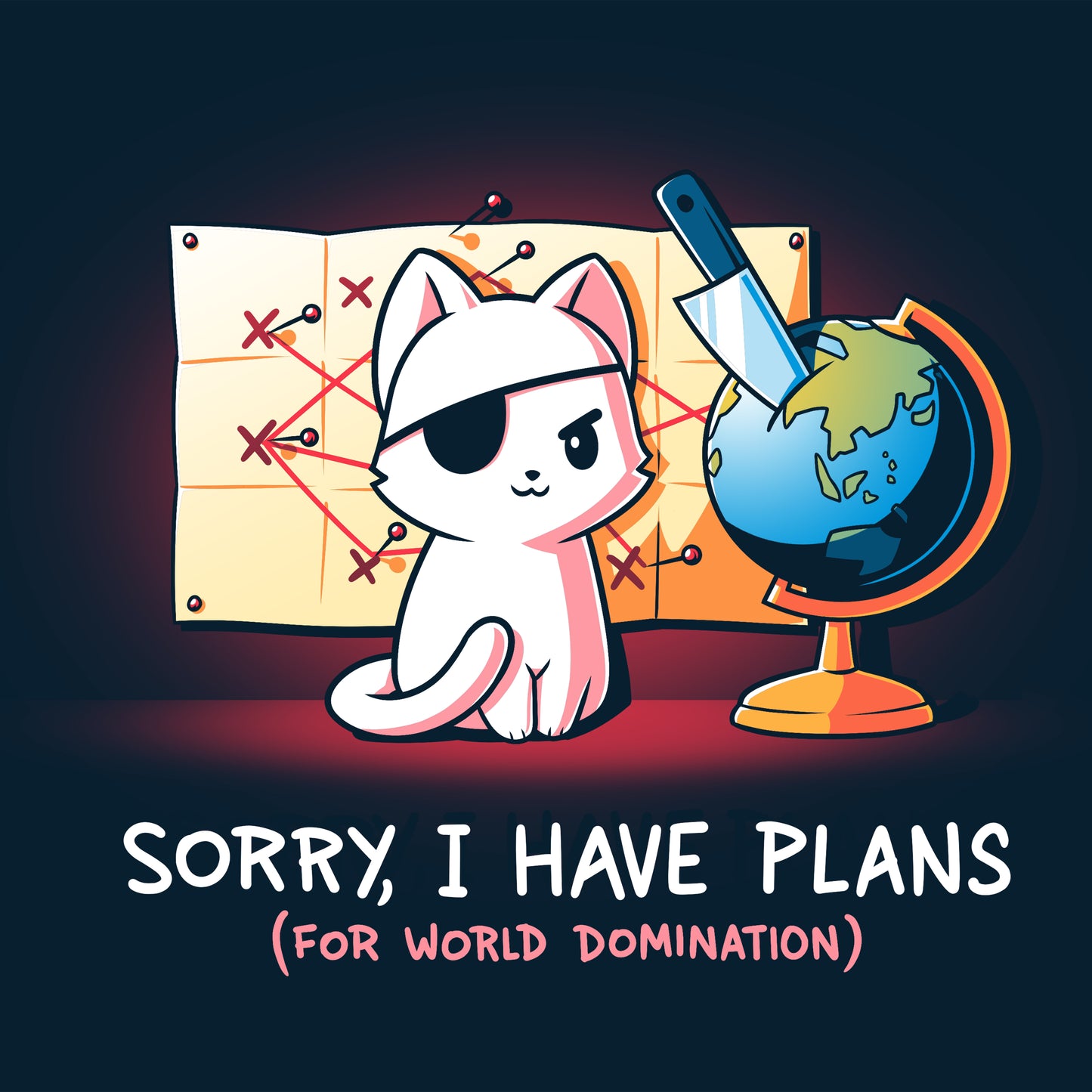 Sorry, my navy blue TeeTurtle t-shirt inspires world dominion aspirations.