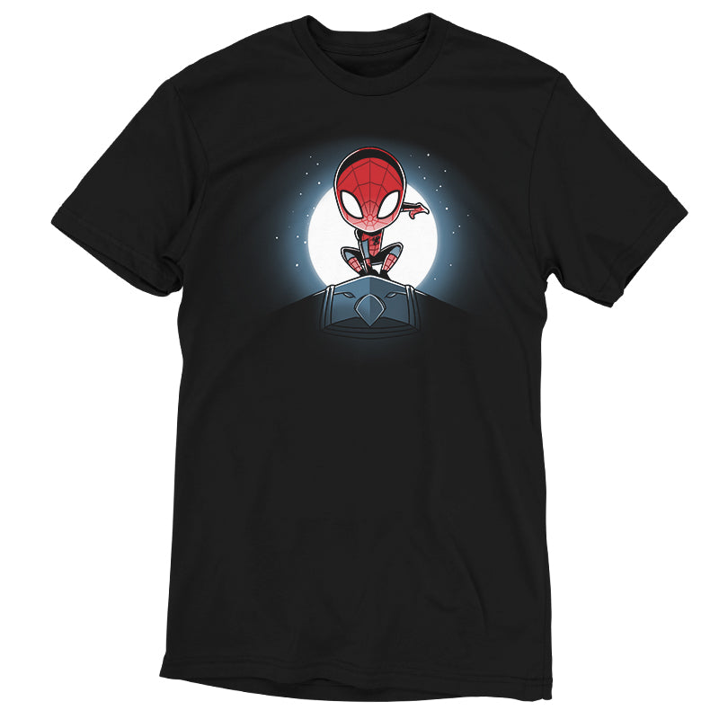 A Spider-Man Symbiote (Glow) officially licensed t-shirt with Venom by Marvel.
