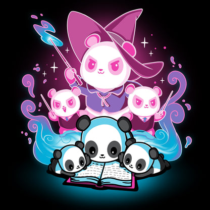 A TeeTurtle panda bear with a Tales of Magic book enters a magical world.