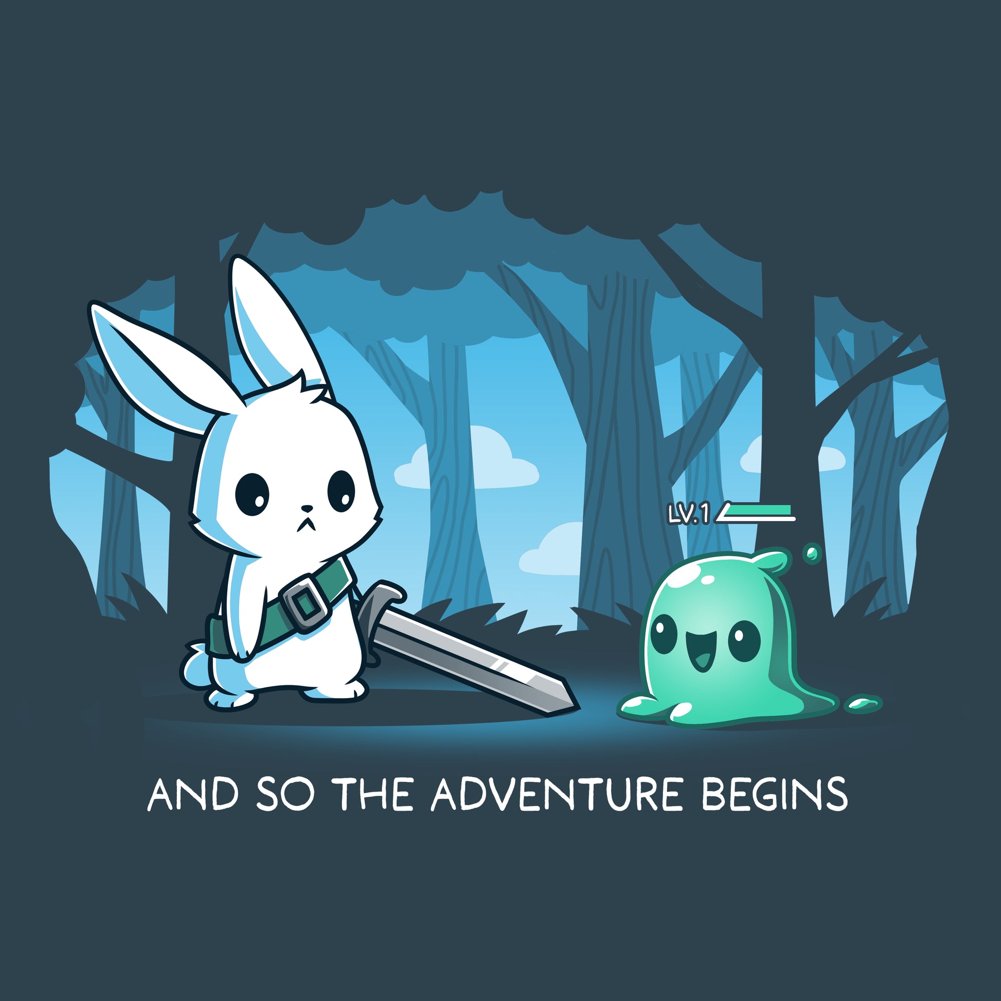And so The Adventure Begins, with questing at heart. (TeeTurtle)