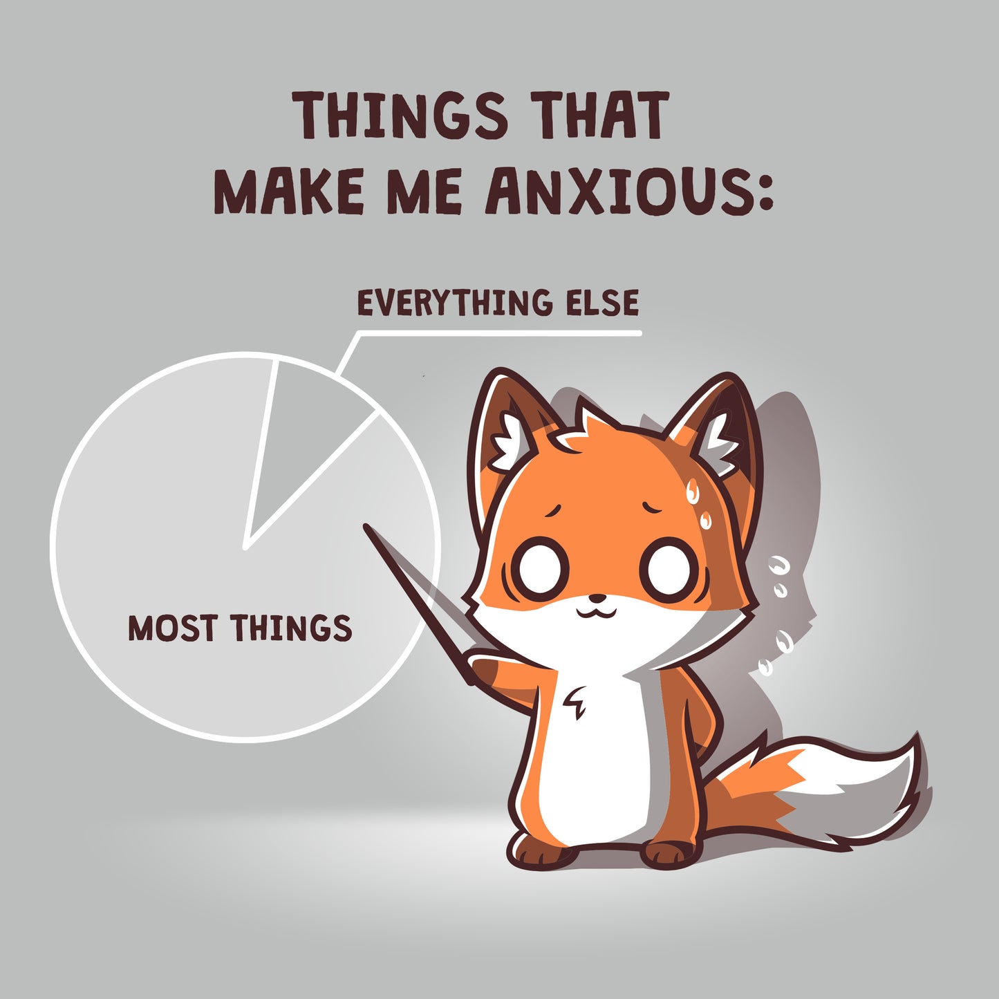 Anxiety-inducing Things That Make Me Anxious TeeTurtle t-shirt.