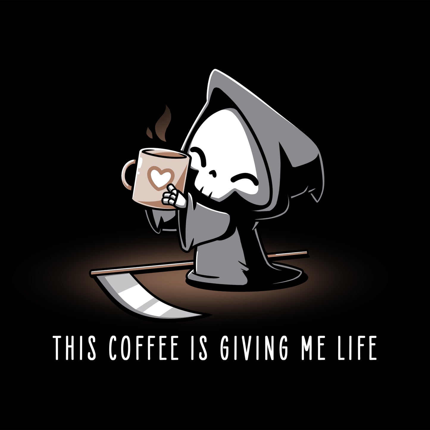 This TeeTurtle "This Coffee Is Giving Me Life" is giving me life.