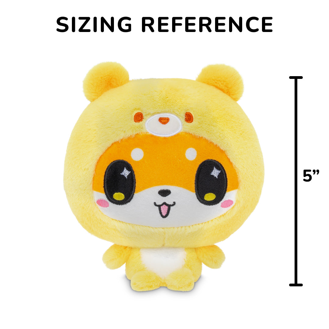 Cloudheads: 5" Pineapple Cake-Scented Shiba (Mochi) with a sizing reference of 5 inches