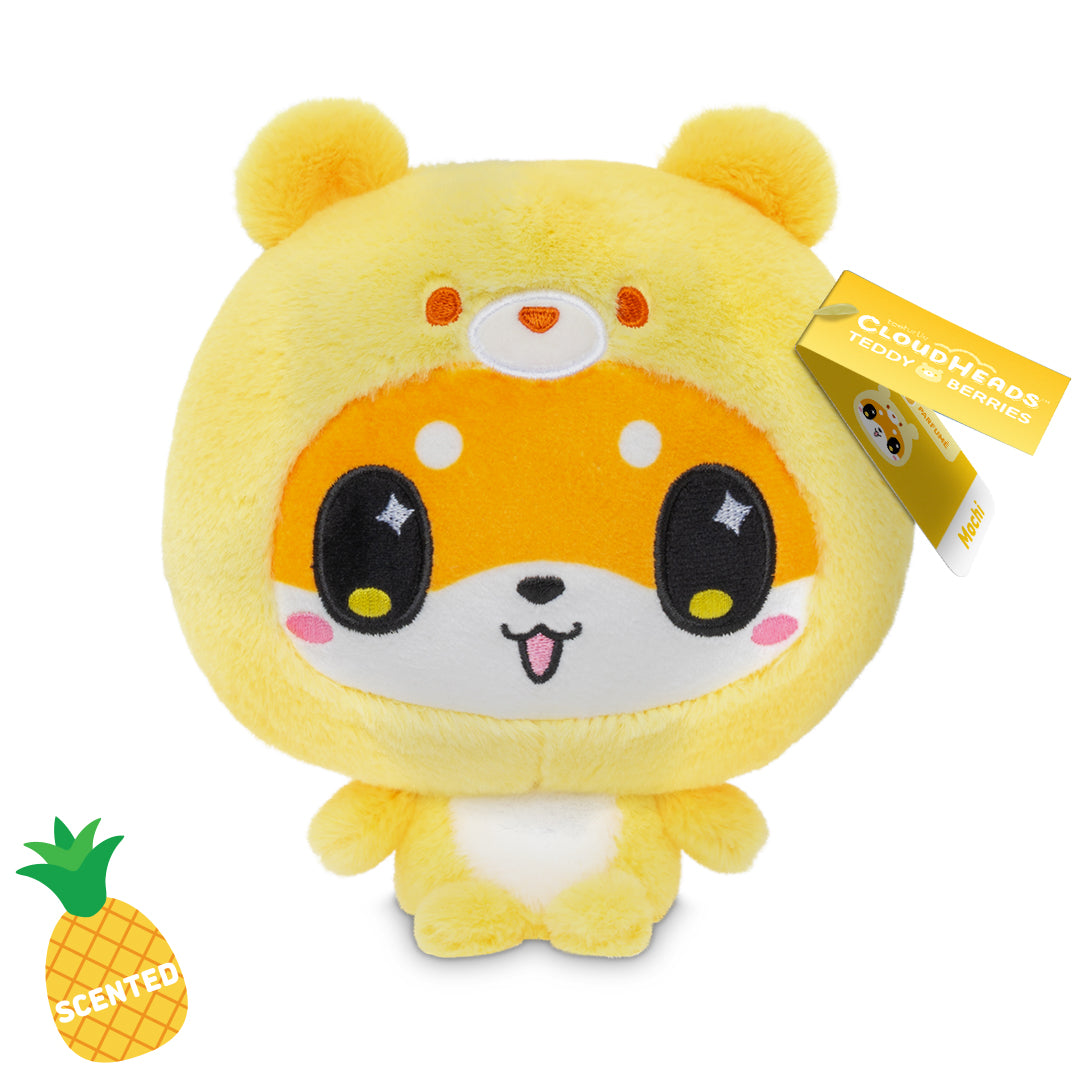 Cloudheads: 5" Pineapple Cake-Scented Shiba (Mochi) with a hangtag