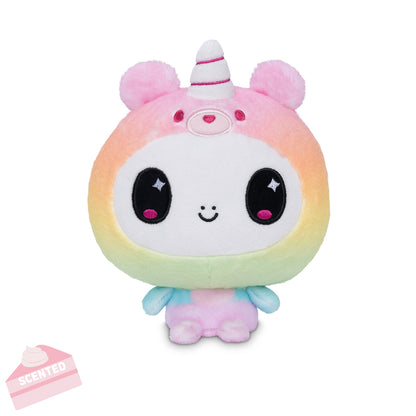 Cloudheads: 5" Cake-Scented Unicorn (Sugar) with a cake-scented badge