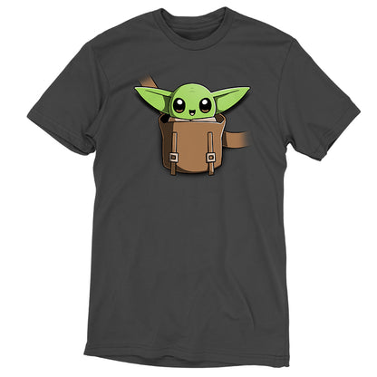 Officially licensed Star Wars "The Child on Your Chest" t-shirt with a pocket.