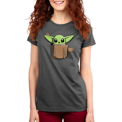Officially licensed Star Wars "The Child on Your Chest" t-shirt for women.
