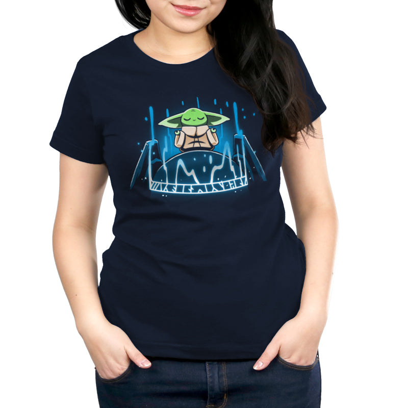 A women's t-shirt featuring an image of The Seeing Stone from Star Wars.
