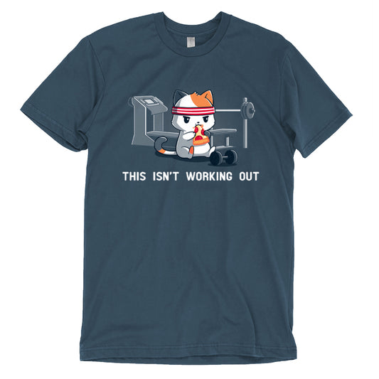 This Isn't Working Out pizza t-shirt, TeeTurtle.